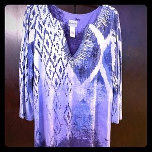 Tunic with embellishments